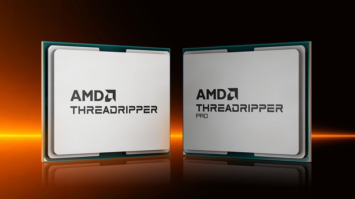 Image showing the chips of the AMD Ryzen Threadripper 9000 series processors Image showing the chips of the AMD Ryzen Threadripper 9000 series processors