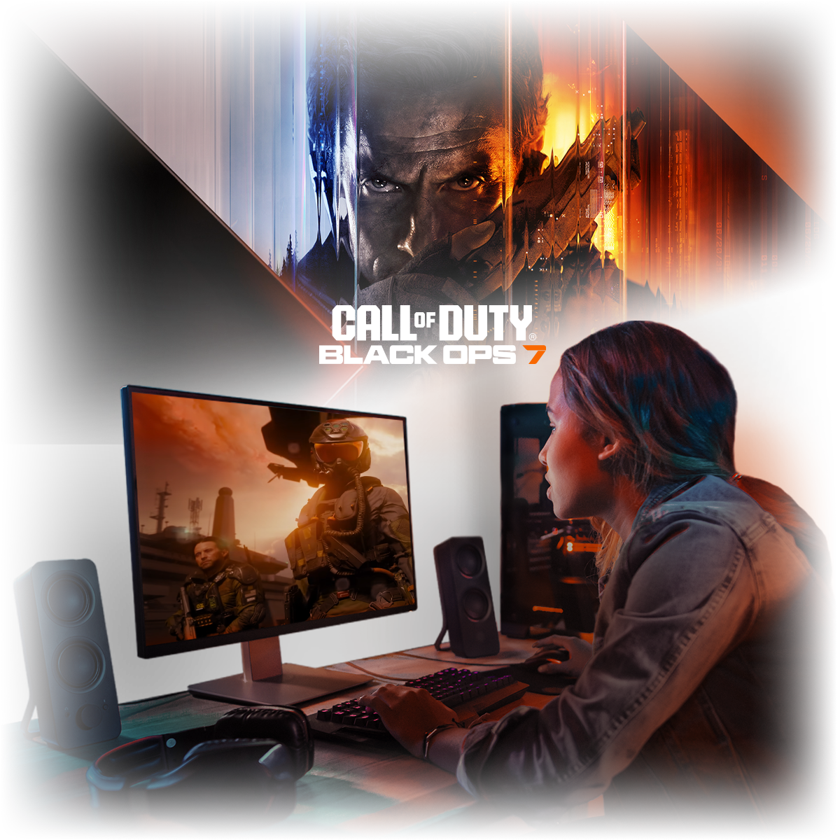 female gamer female gamer playing Call of Duty Black Ops