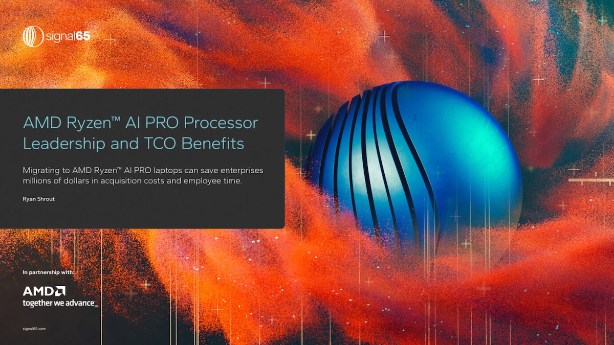 AMD Ryzen AI PRO Processor Leadership and TCO Benefits