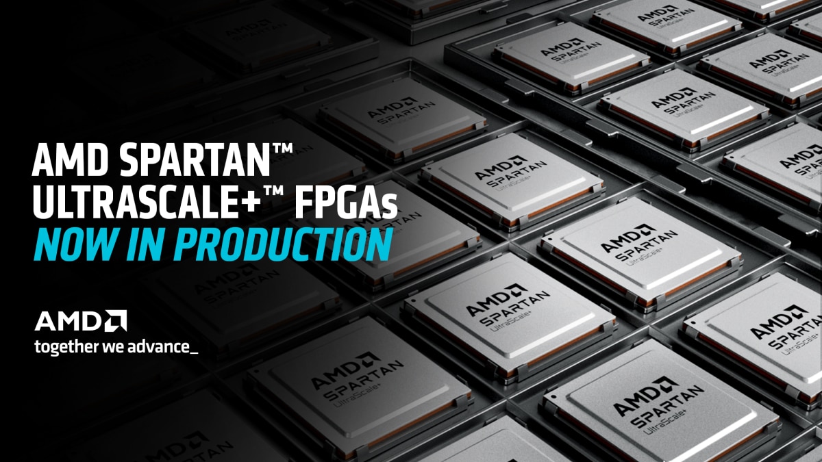 AMD Spartan™ UltraScale+™ FPGAs Begin Production Shipments