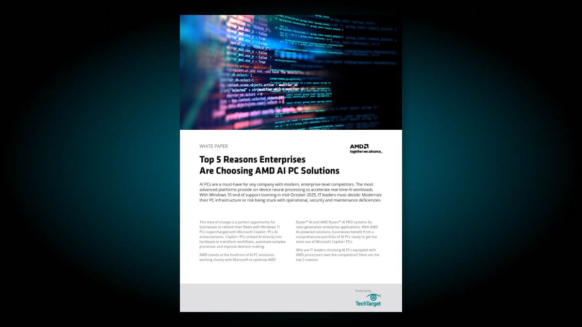 Top 5 Reasons Enterprises are Choosing AMD AI PC Solutions Top 5 Reasons Enterprises are Choosing AMD AI PC Solutions