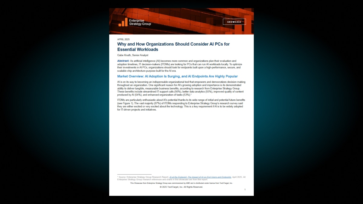 Why and How Organizations Should Consider AI PCs for Essential Workloads Why and How Organizations Should Consider AI PCs for Essential Workloads