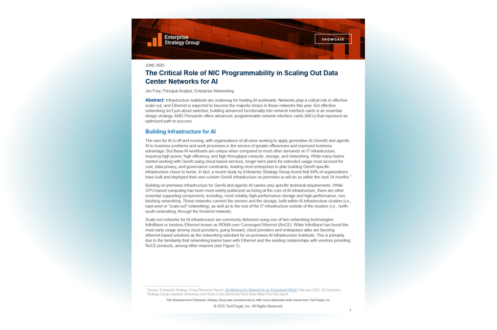 NIC Programmability Product Brief