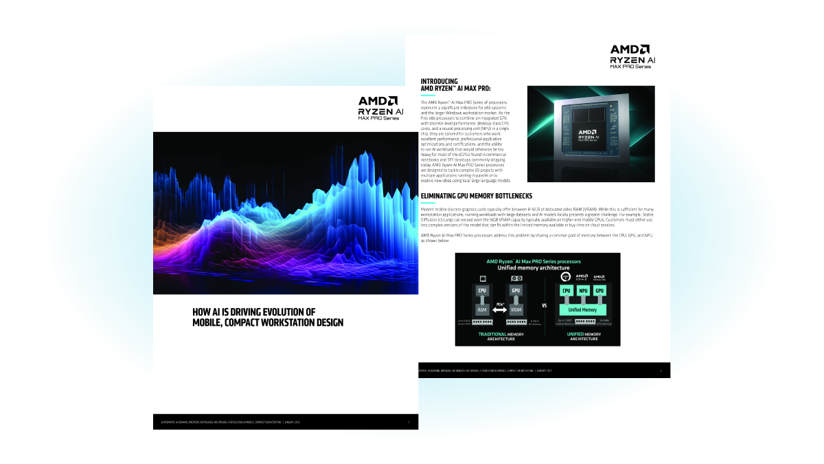 How AI is Driving Evolution of Mobile, Compact Workstation Design whitepaper How AI is Driving Evolution of Mobile, Compact Workstation Design whitepaper