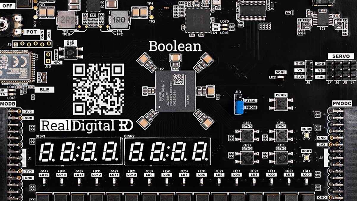 Low Cost Hardware Close up of Circuit Board