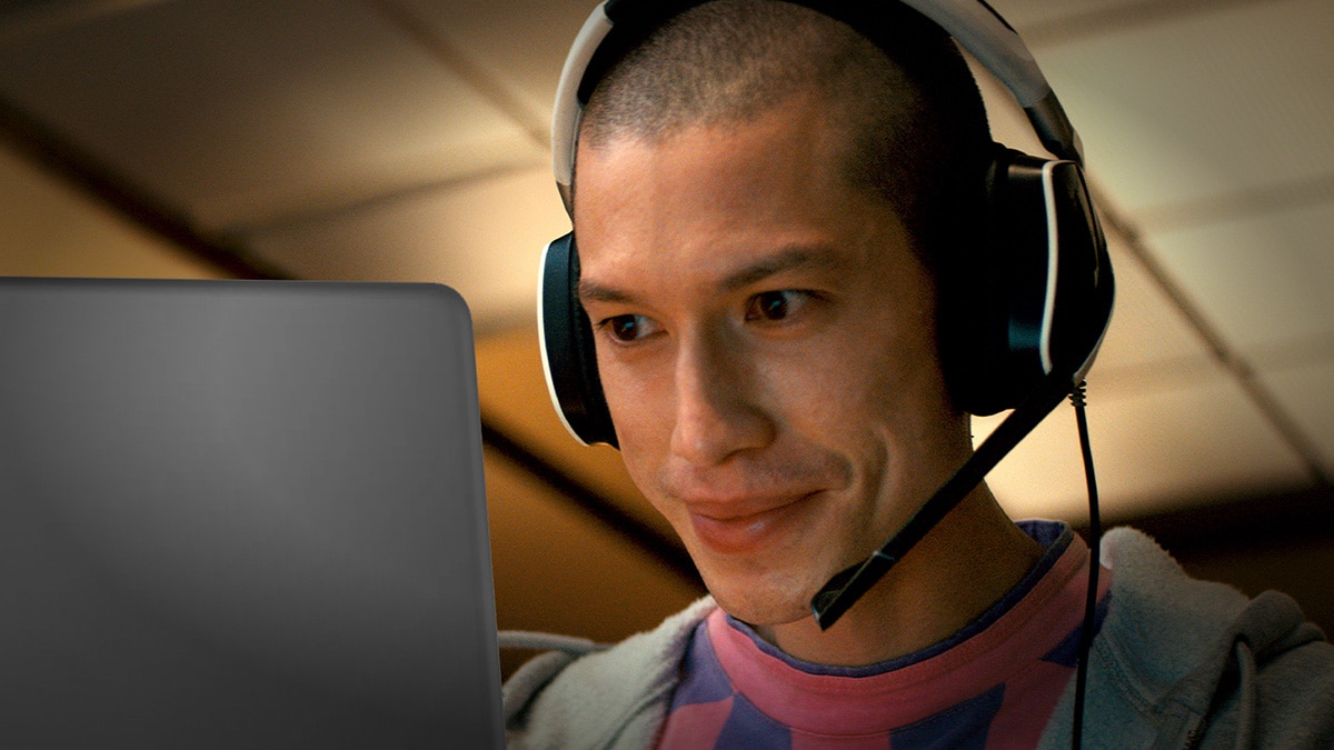 man looking at laptop man looking at laptop