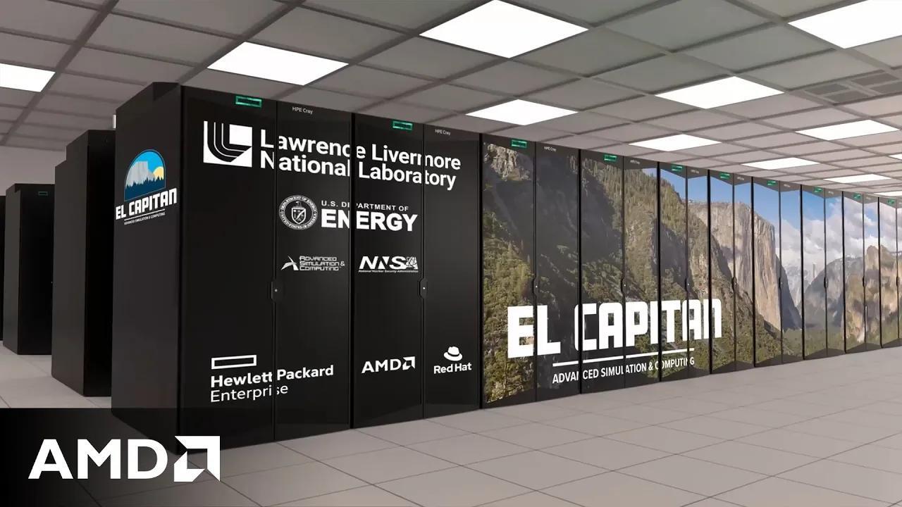 AMD 与 HPE 联手打造 El Capitan 百亿亿次级超级计算机,用于 AI 驱动的科学研究 AMD 与 HPE 联手打造 El Capitan 百亿亿次级超级计算机,用于 AI 驱动的科学研究